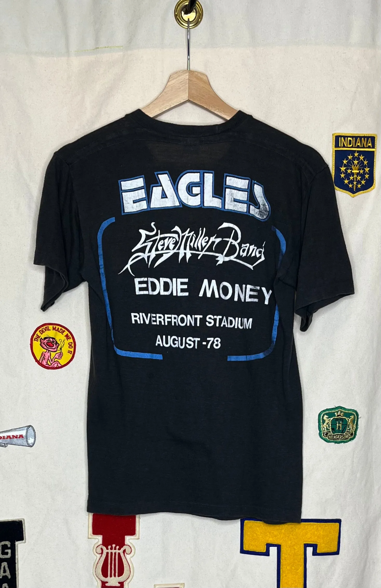 1978 Eagles Steve Miller Band Eddie Money Tour T-Shirt: M