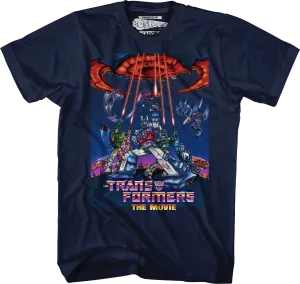 1986 Movie Poster Transformers T-Shirt