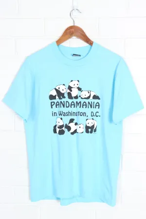 1988 Vintage 'Pandamania in Washington D.C.' Puff Print Pandas Tee (M)