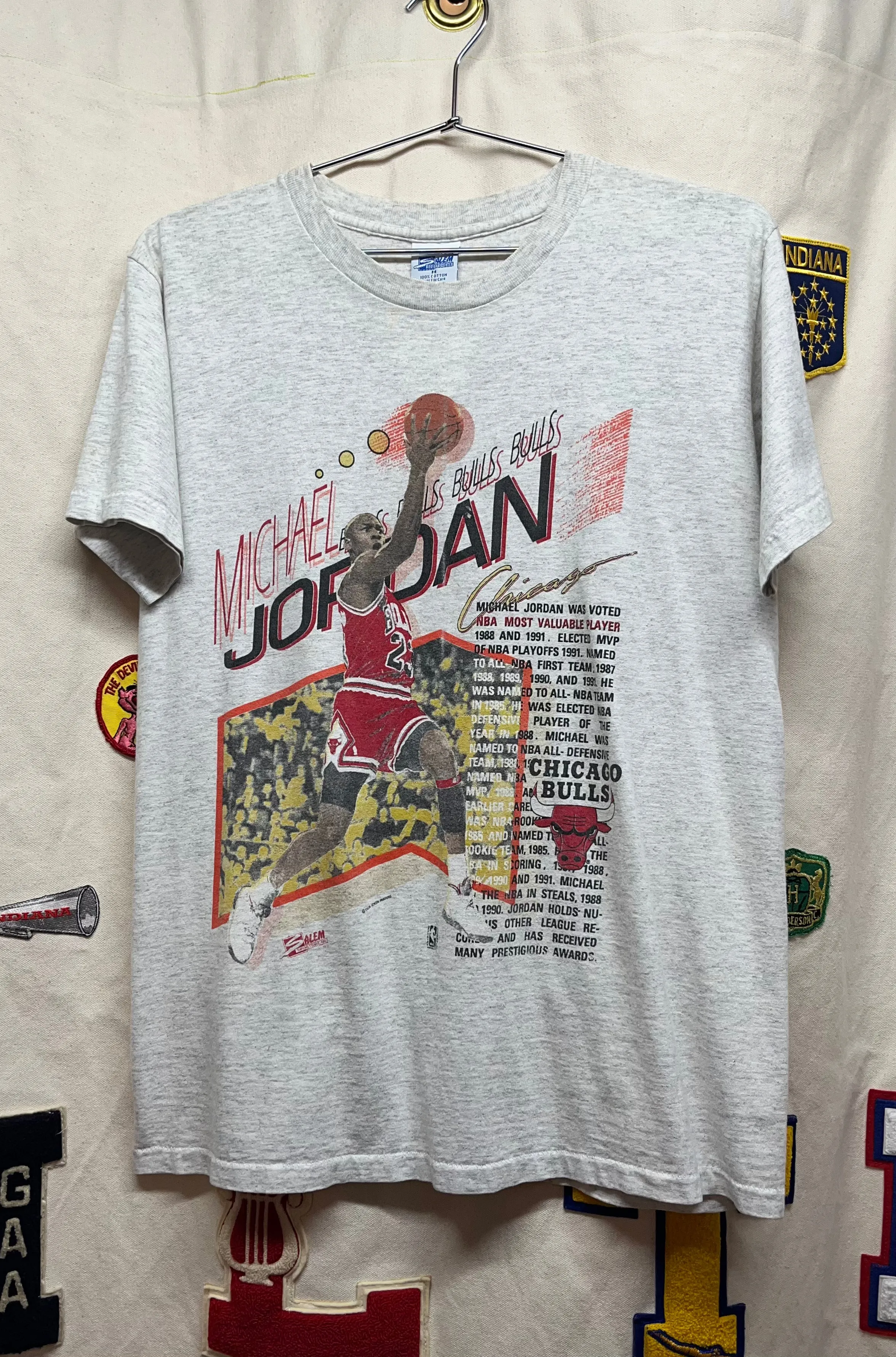 1991 Michael Jordan Chicago Bulls Salem Sportswear T-Shirt: M