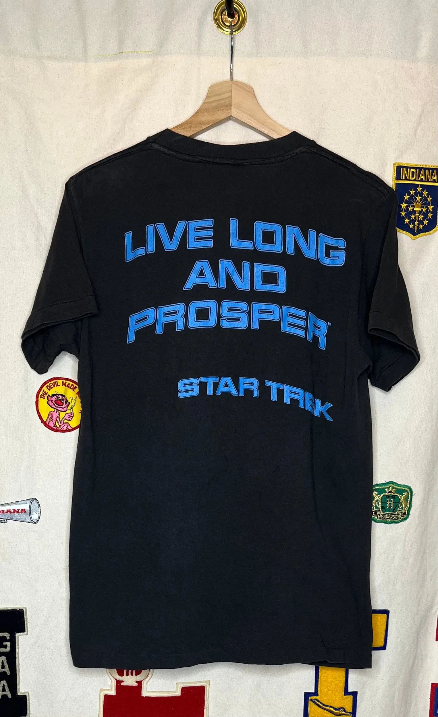 1991 Spock Star Trek Big Face T-Shirt: M