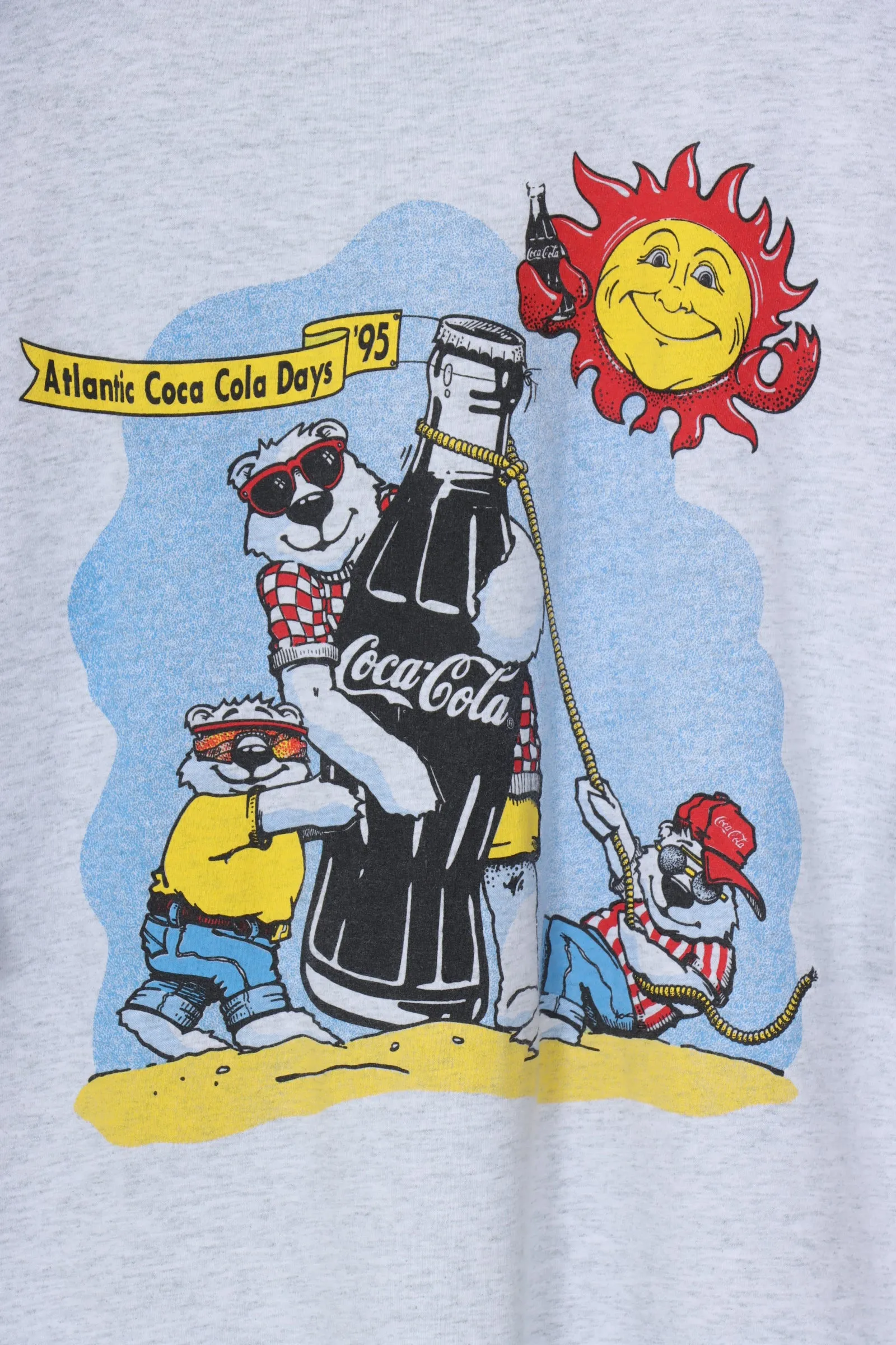 1995 Vintage Coca-Cola Polar Bear Atlanta Graphic Tee (XXL)