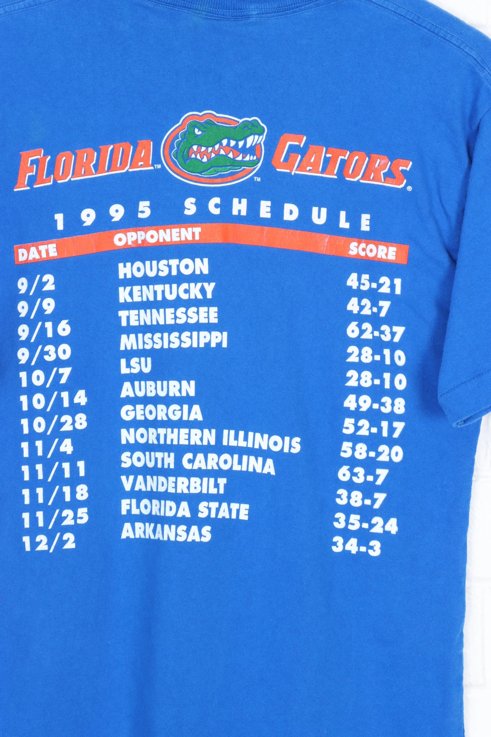 1996 Vintage Salem Tostitos Fiesta Bowl Florida Gator College Tee (S)