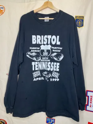 1999 Bristol Tennessee Nascar Long-Sleeve T-Shirt: XL