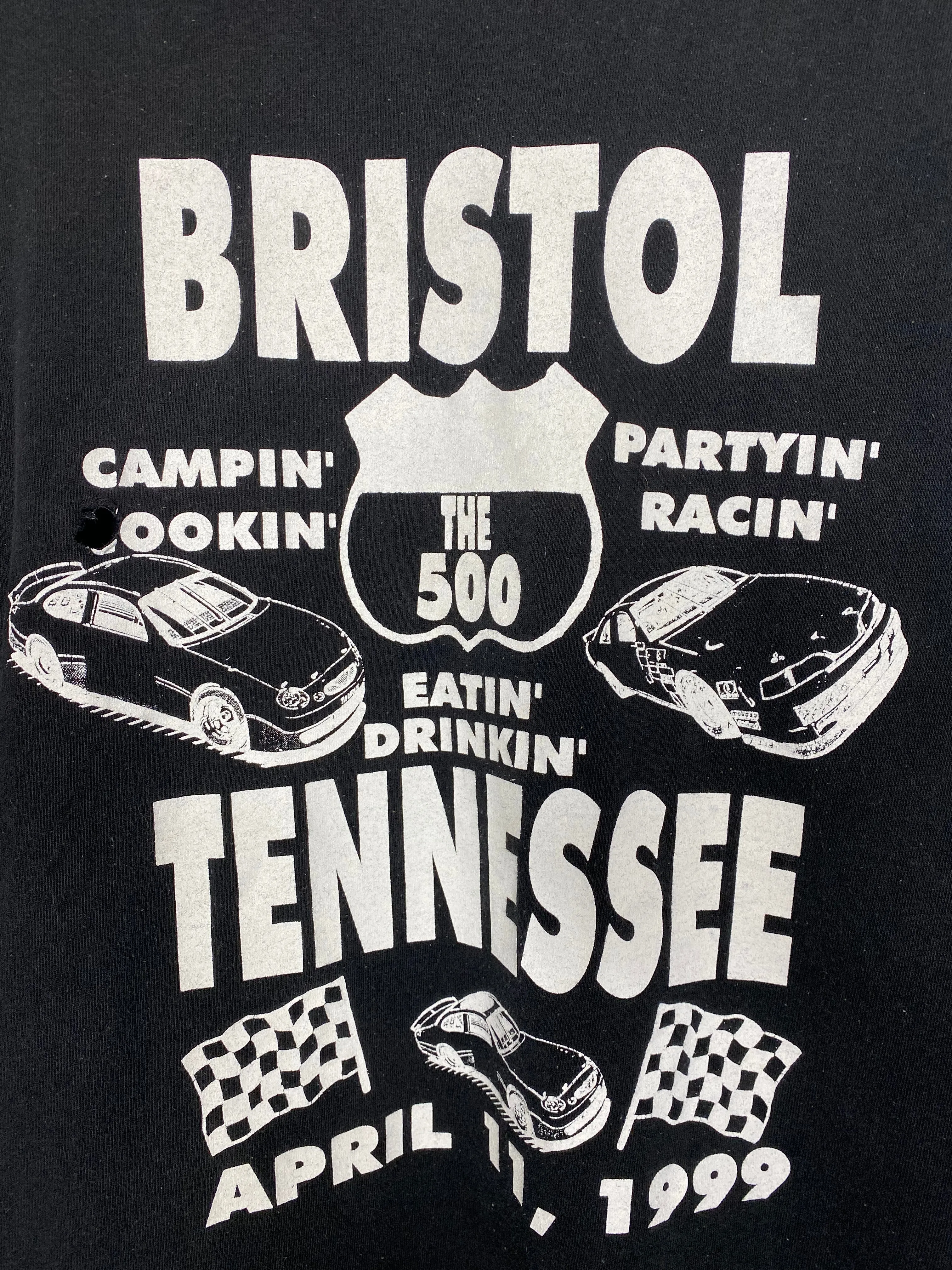 1999 Bristol Tennessee Nascar Long-Sleeve T-Shirt: XL