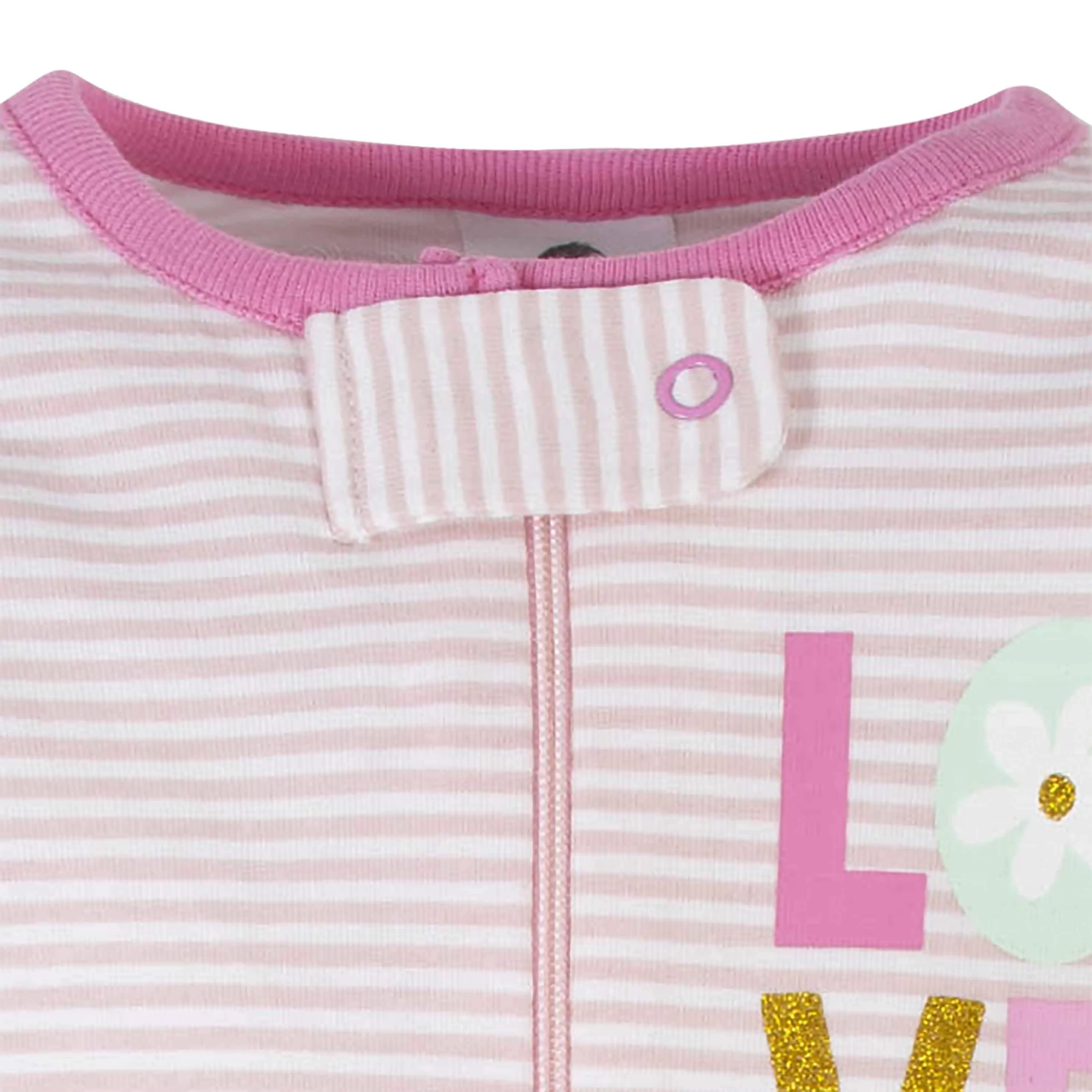 2-Pack Baby Girls Love & Floral Sleep 'n Plays