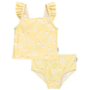 2-Piece Toddler Girls UPF 50  Daisies Swimsuit Set