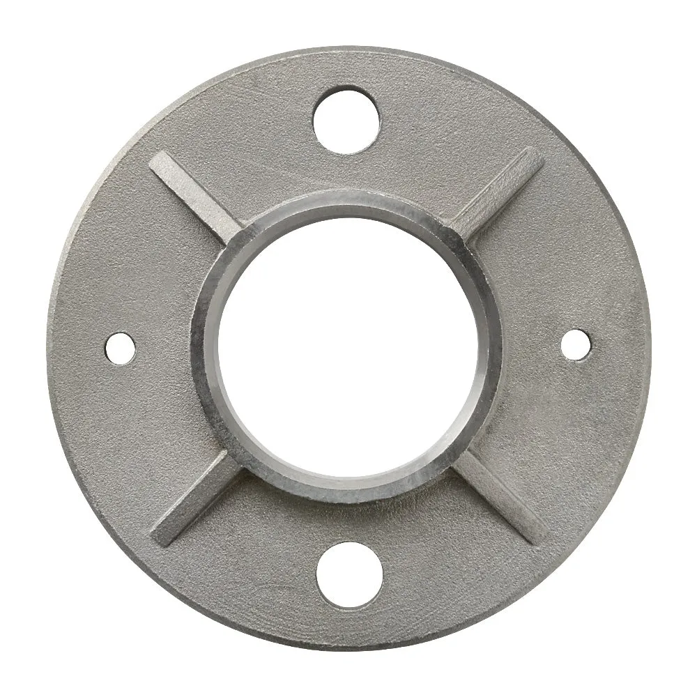 304 Post Base Plate 100mm Diameter To Suit 42.4mm Tube