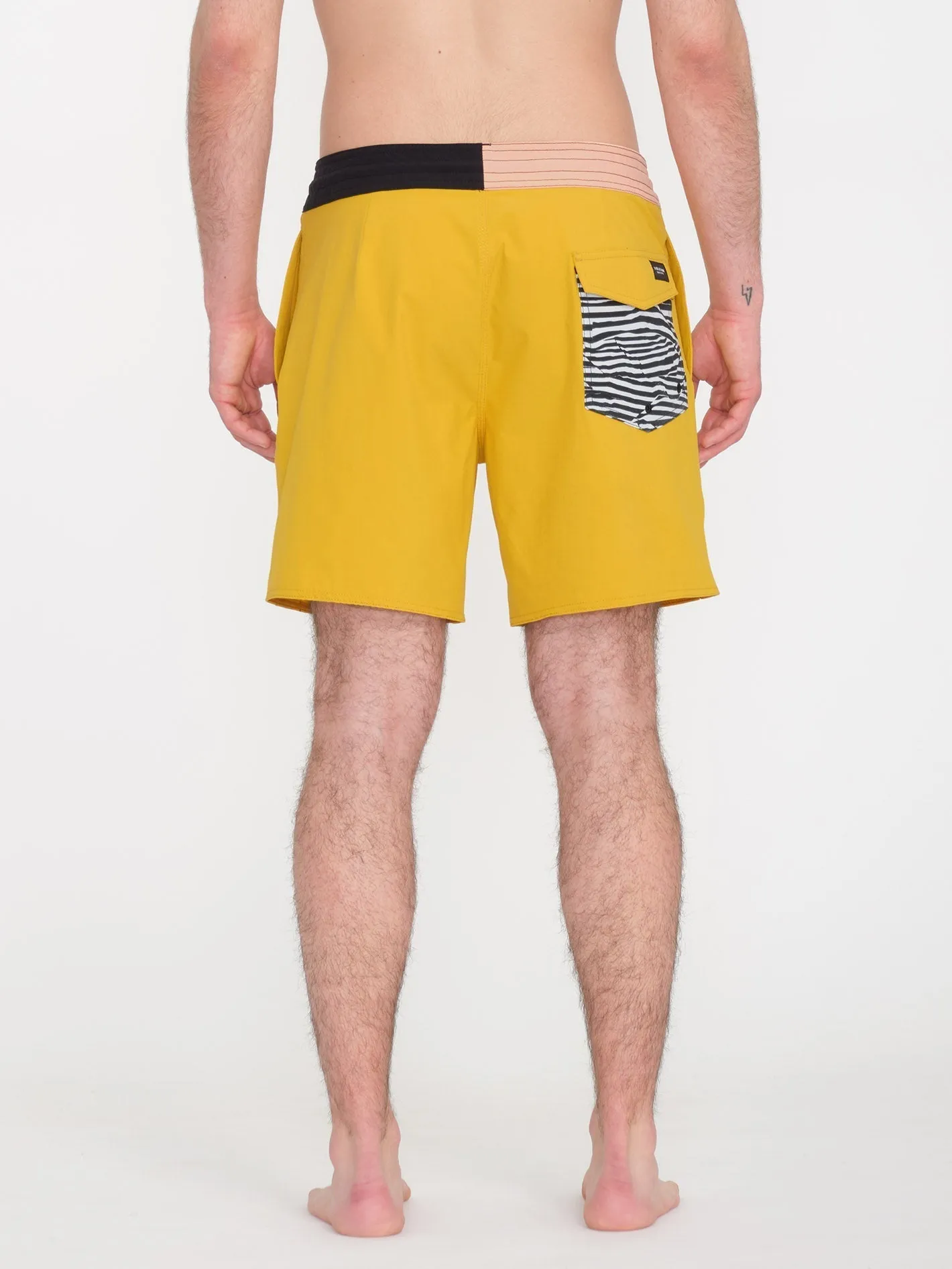 About Time Liberators 17" Boardshort - LEMON