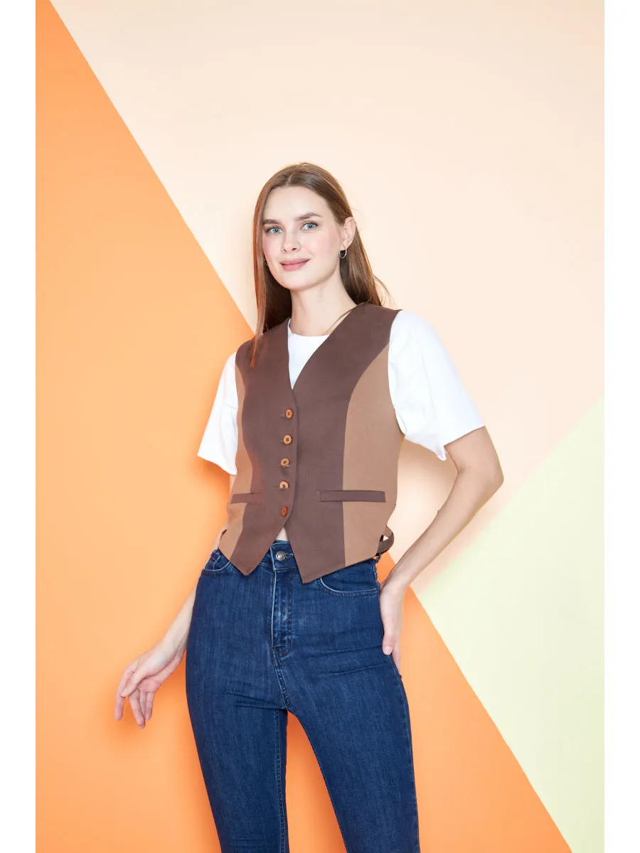 Alessi Brown Vest