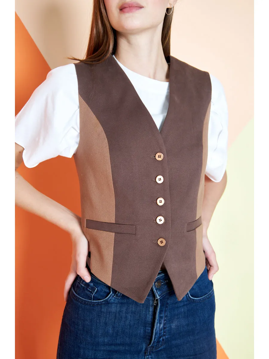 Alessi Brown Vest