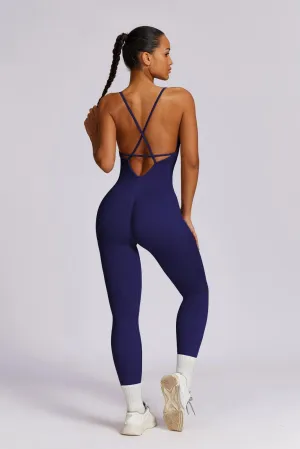 Alessia Jumpsuit - Navy (FINAL SALE)