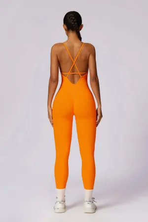 Alessia Jumpsuit - Orange (FINAL SALE)