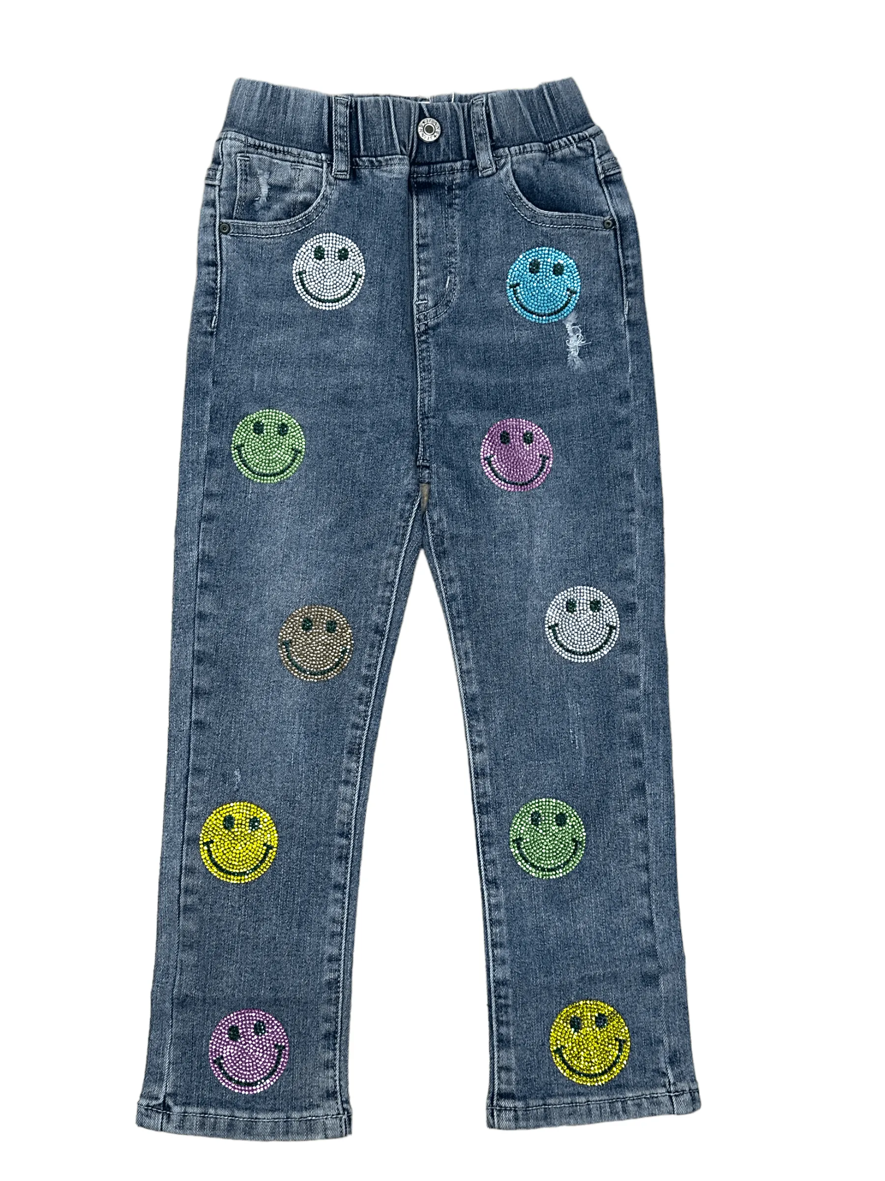 All Over Emoji Jeans