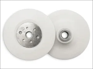 Angle Grinder Backing Pad White 180mm/7" M14 (Flexipads)