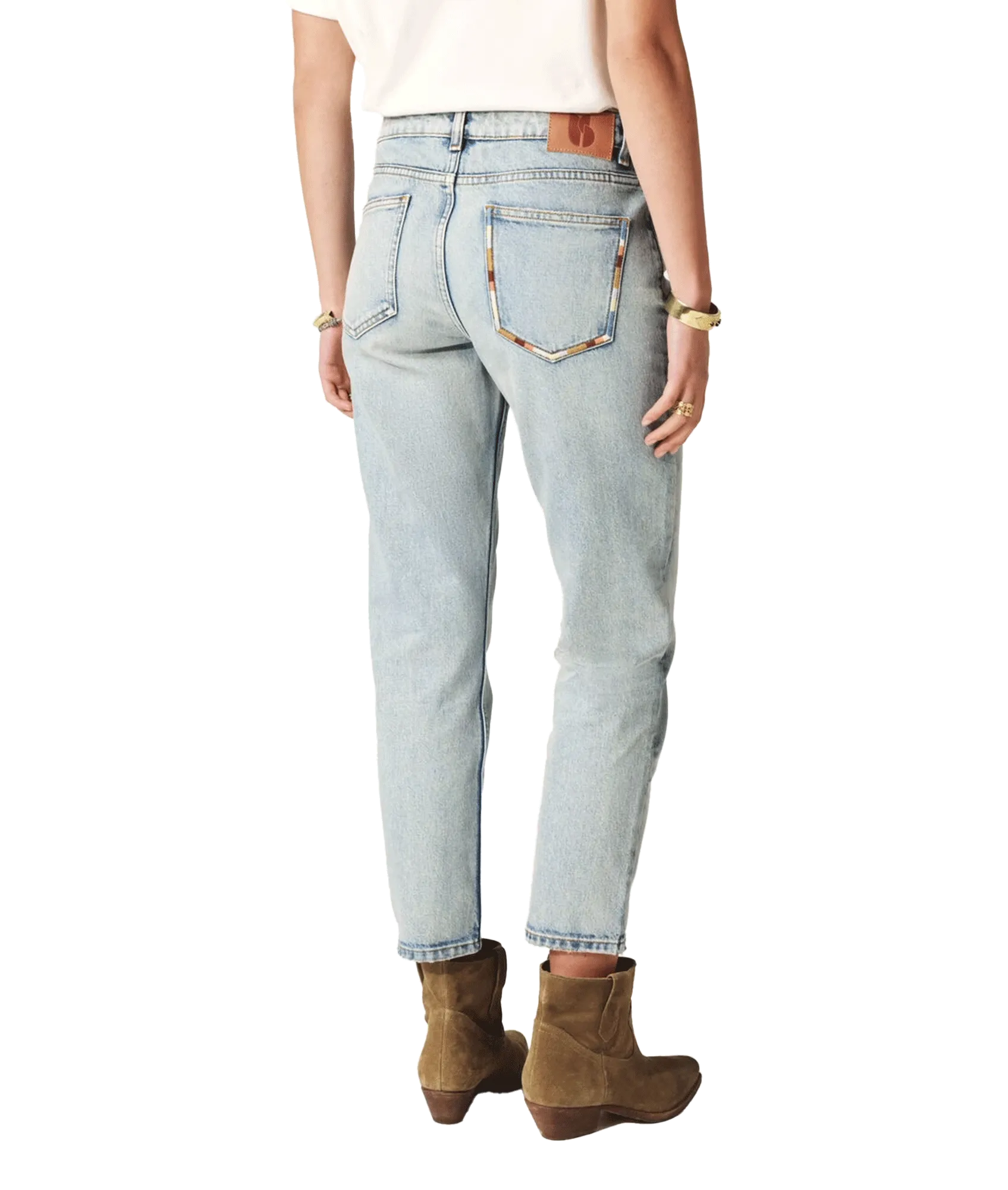 Ankle-grazing Jeans - Bue