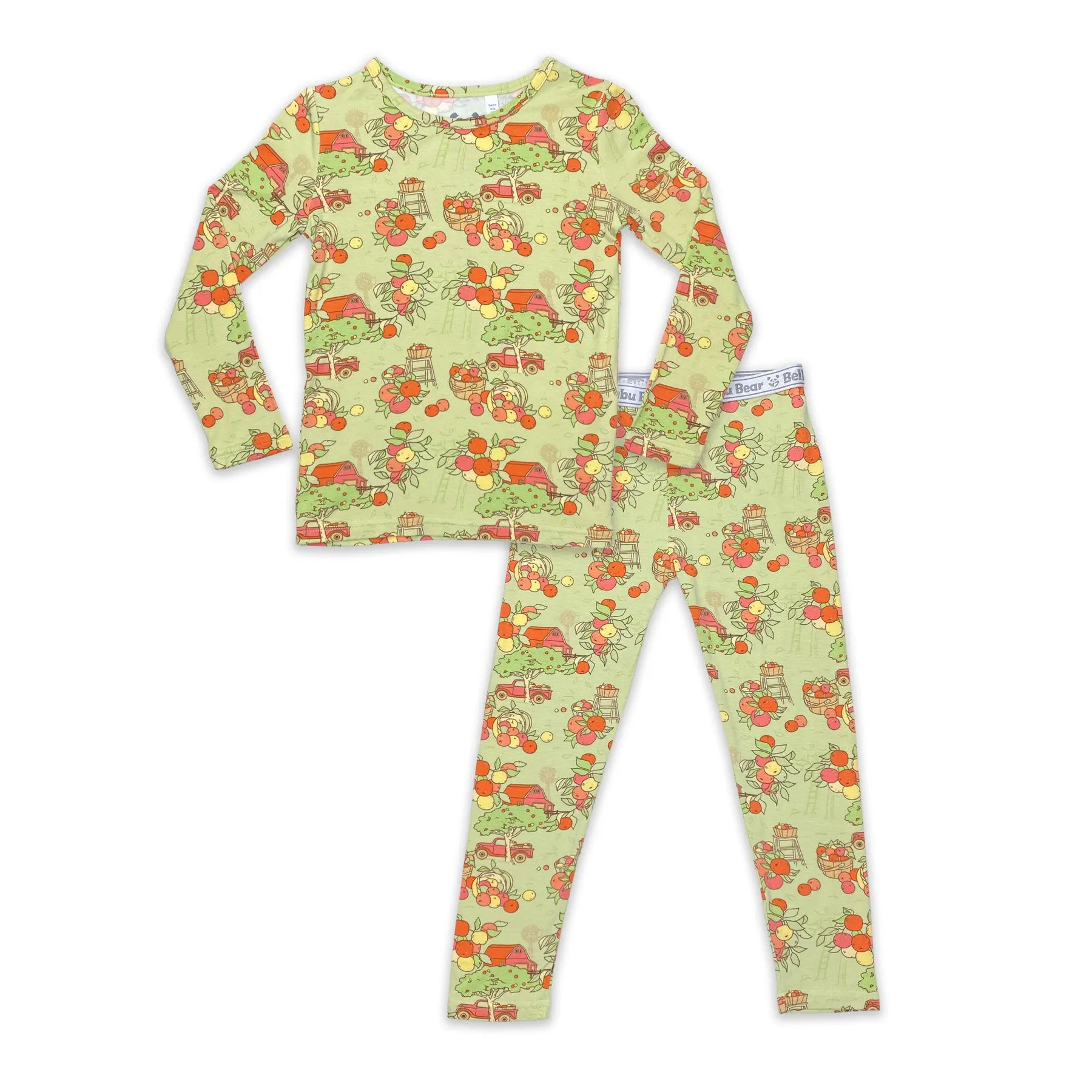 Apple Orchard Bamboo Kids Pajamas