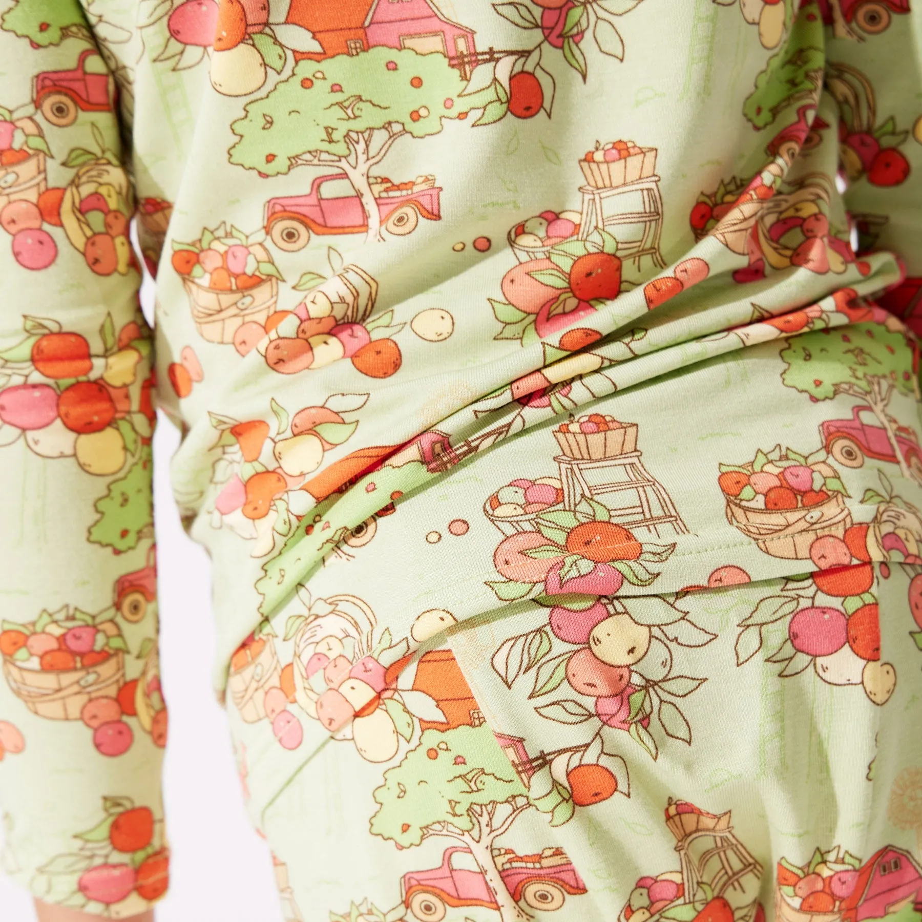 Apple Orchard Bamboo Kids Pajamas