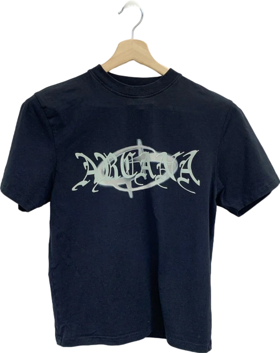 Arcana Black Logo T-Shirt UK M