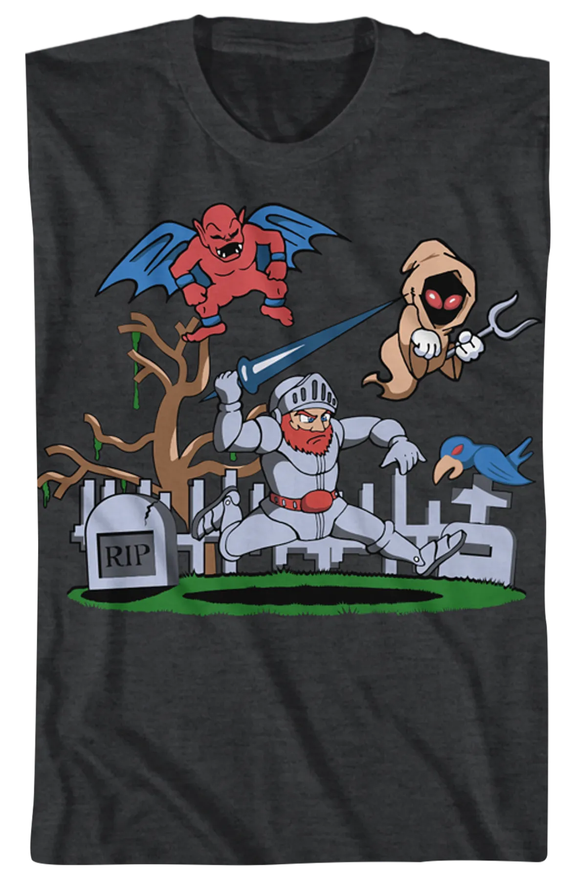 Arthur vs The Undead Ghosts 'N Goblins T-Shirt