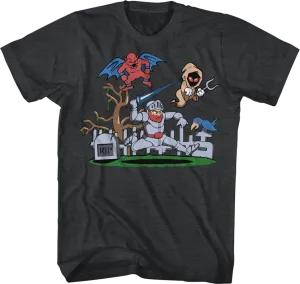 Arthur vs The Undead Ghosts 'N Goblins T-Shirt