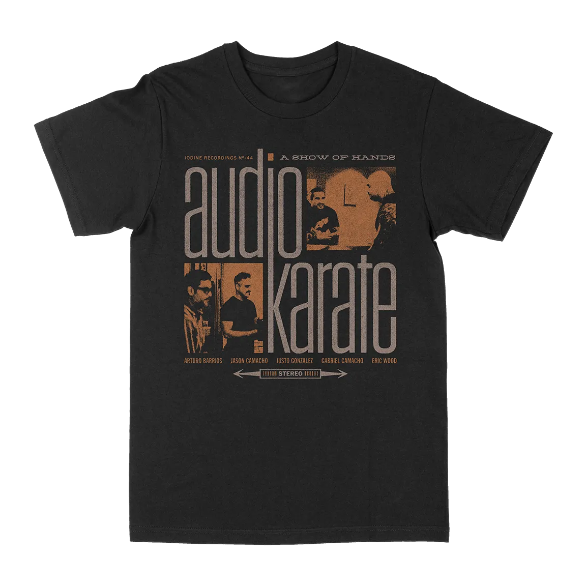 Audio Karate "A Show of Hands" Black T-Shirt