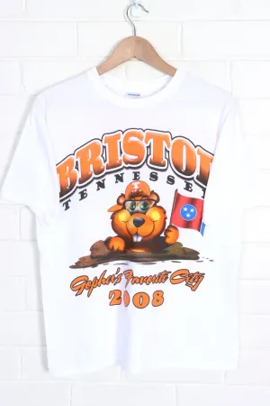 Autographed Gopher in Bristol Tennessee T-Shirt (S)