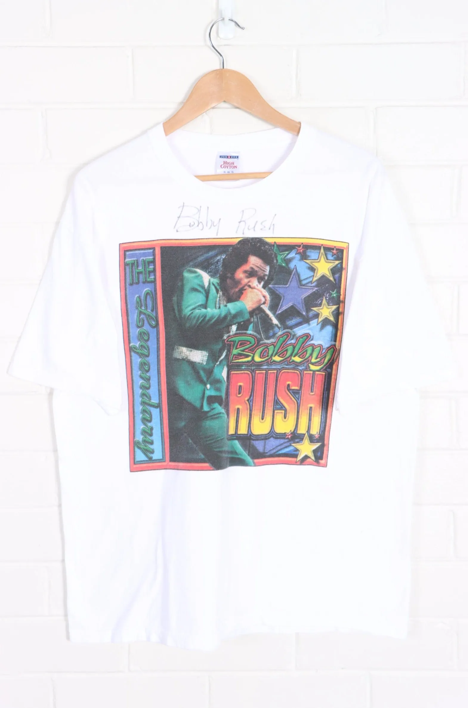 Autographed "The Legendary" Bobby Rush T-Shirt (L)