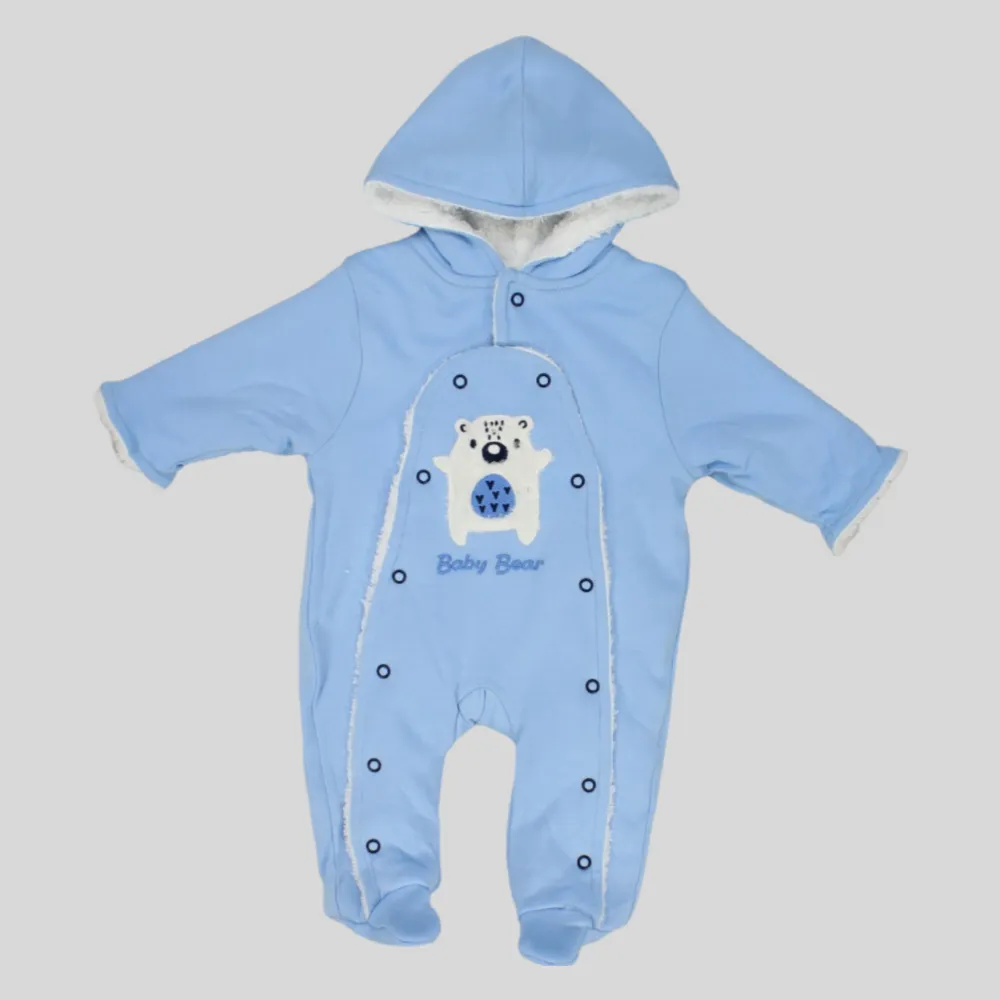 Baby Bear Long-Sleeved Baby Footie