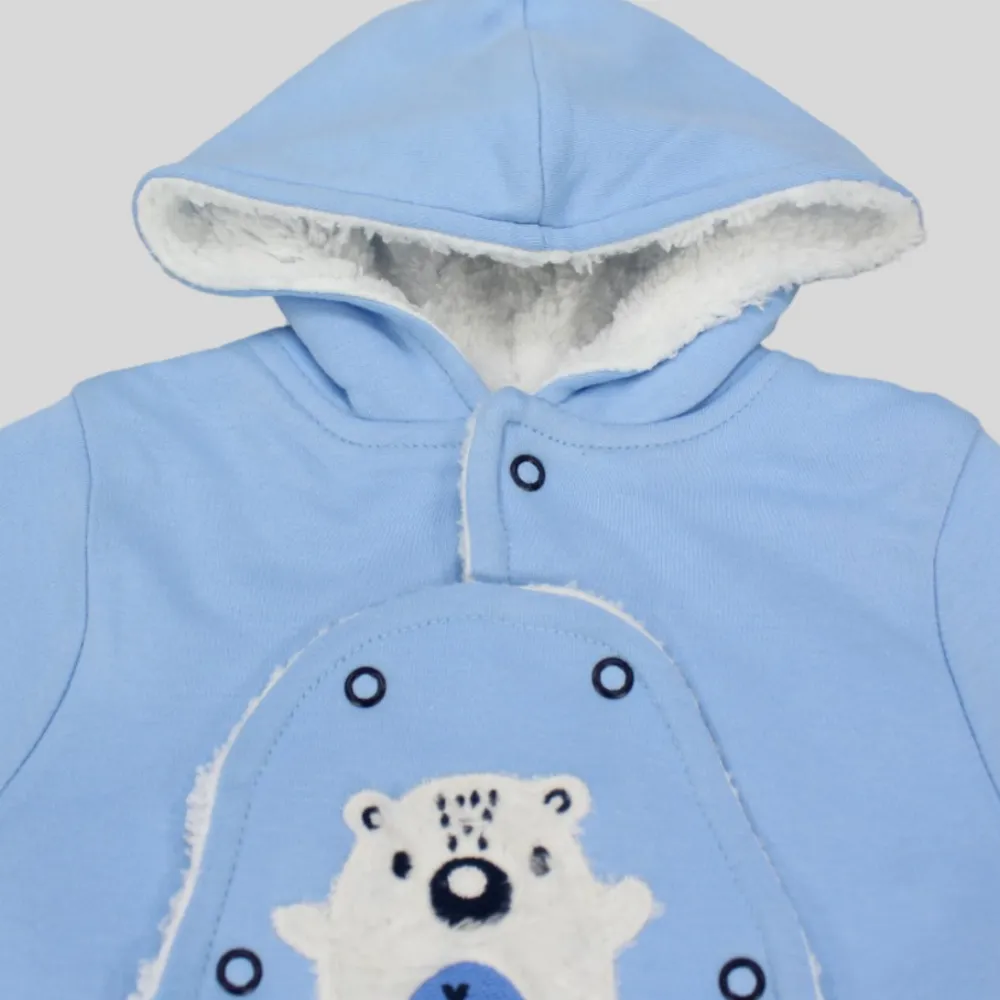 Baby Bear Long-Sleeved Baby Footie