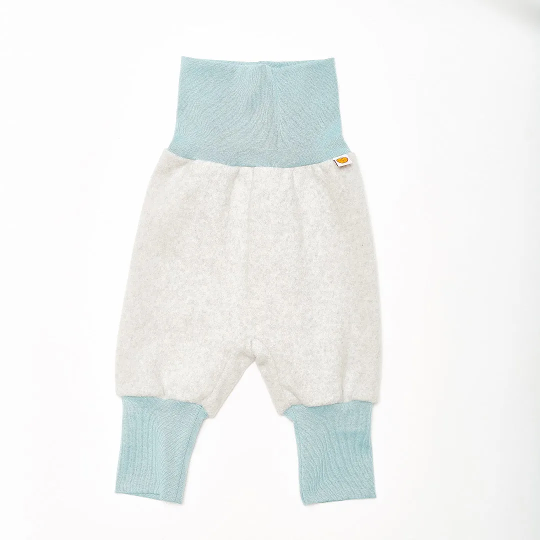 Baby fleece pants "Fleece Grey/Stone Blue"