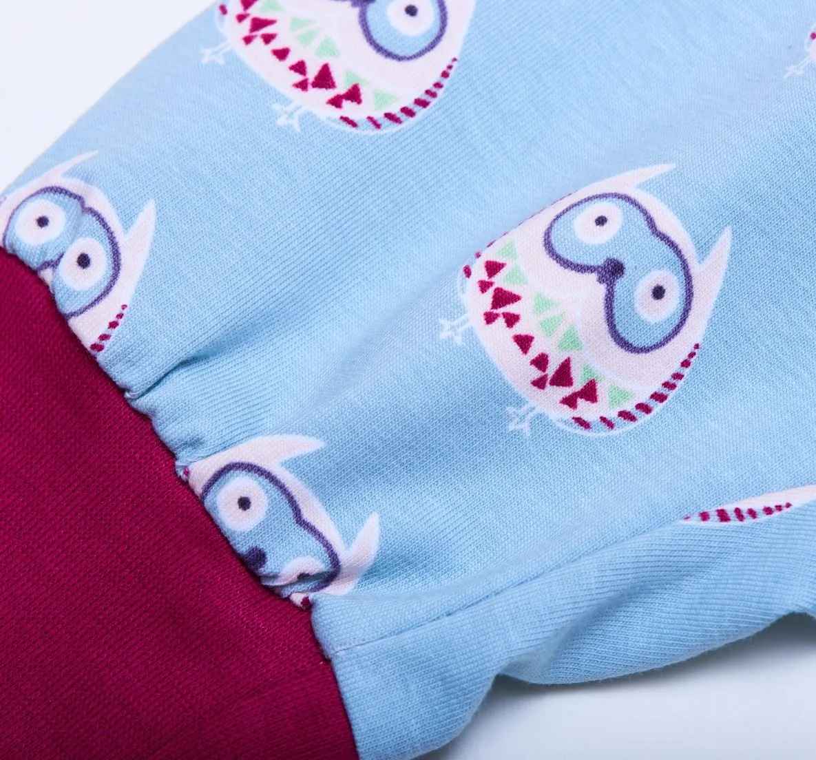 Baby jersey pants "Owls nest"