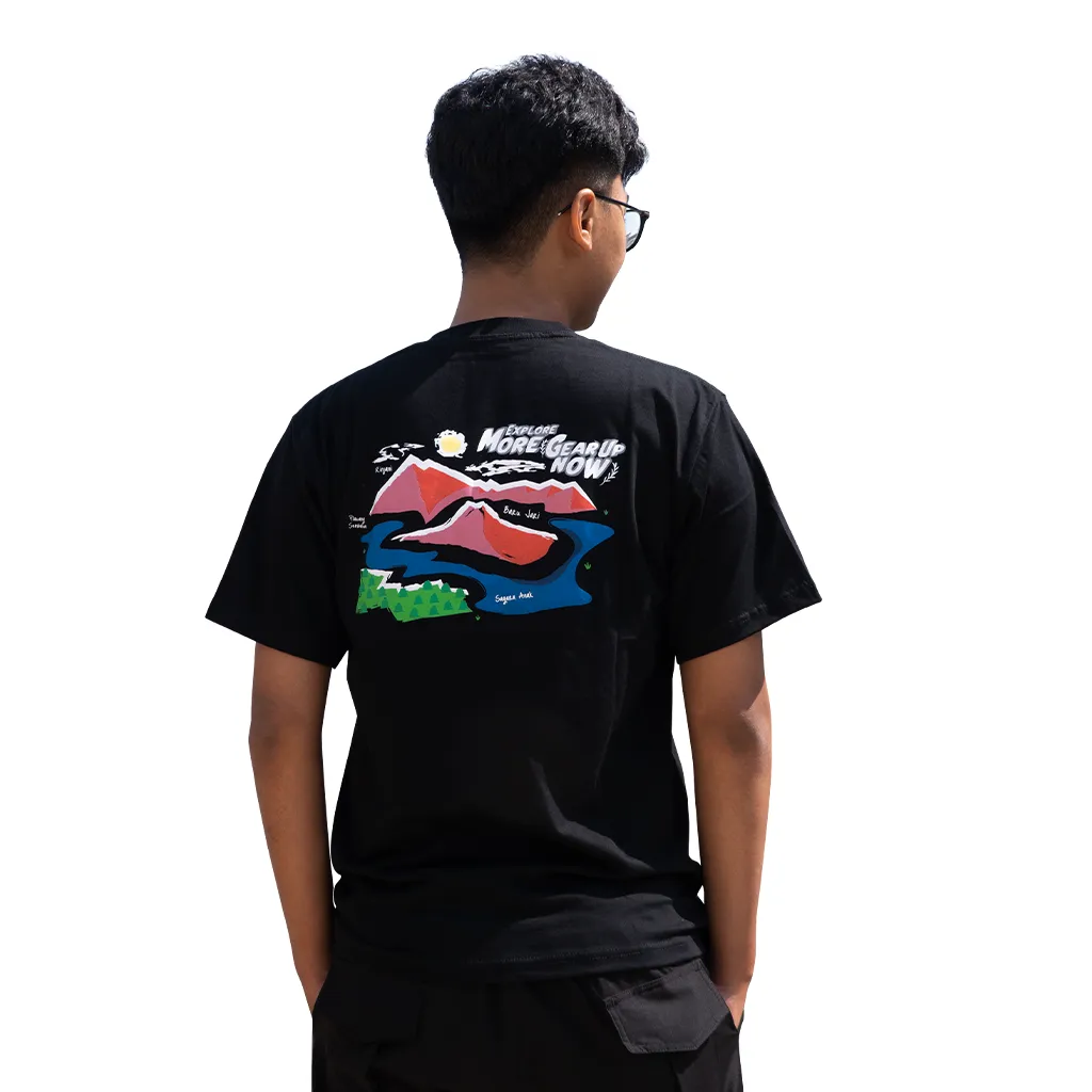 Baju Kaos Hike N Run T-shirt Rinjani