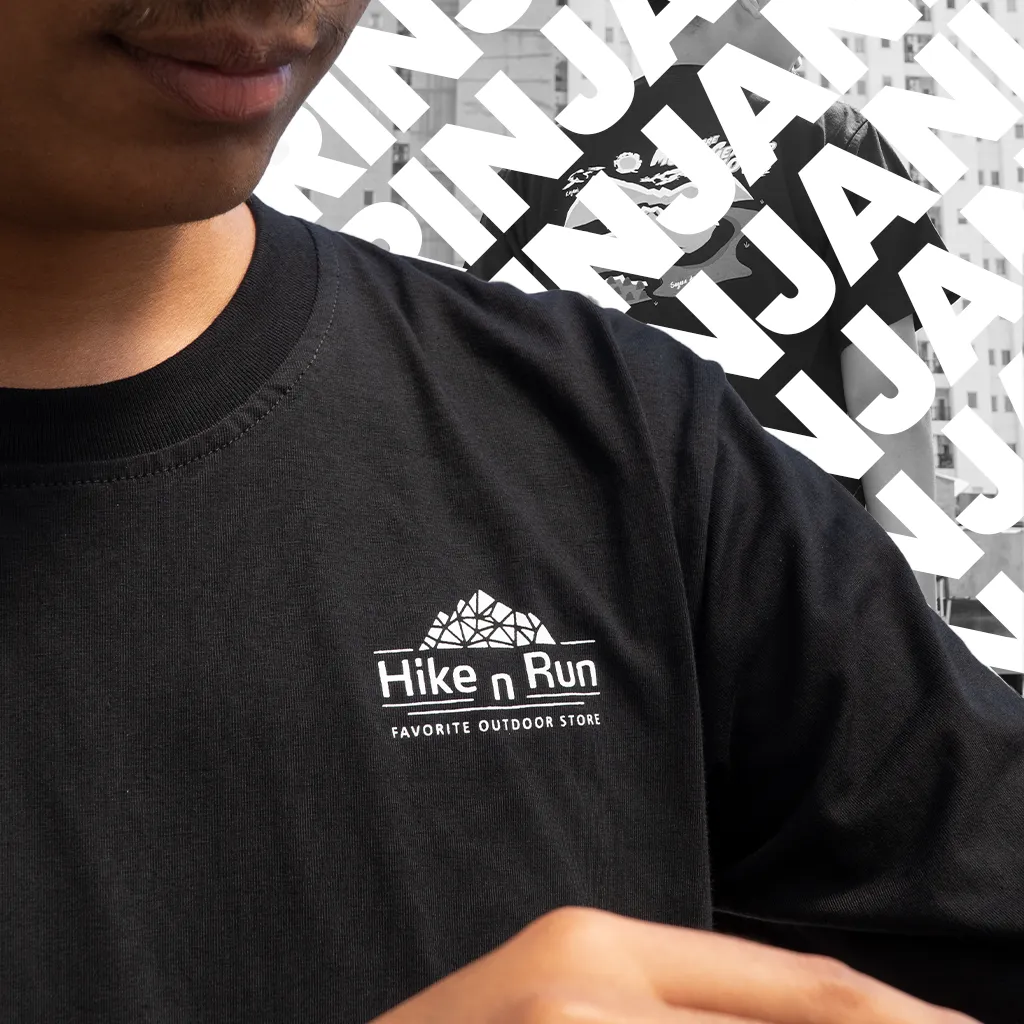 Baju Kaos Hike N Run T-shirt Rinjani