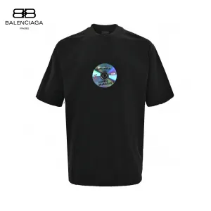 Balenciaga CD Graphic Black T-Shirt