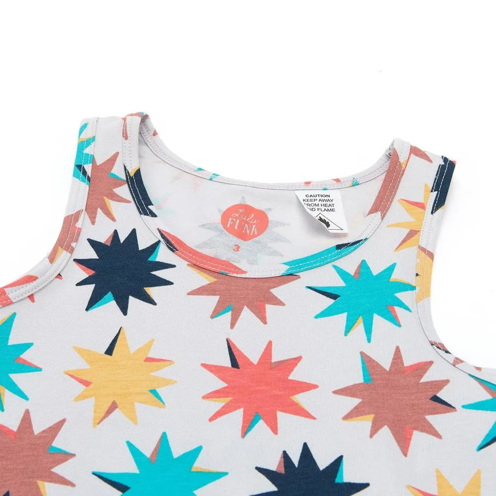 Bamboo/ Organic Cotton Star Bright Singlet