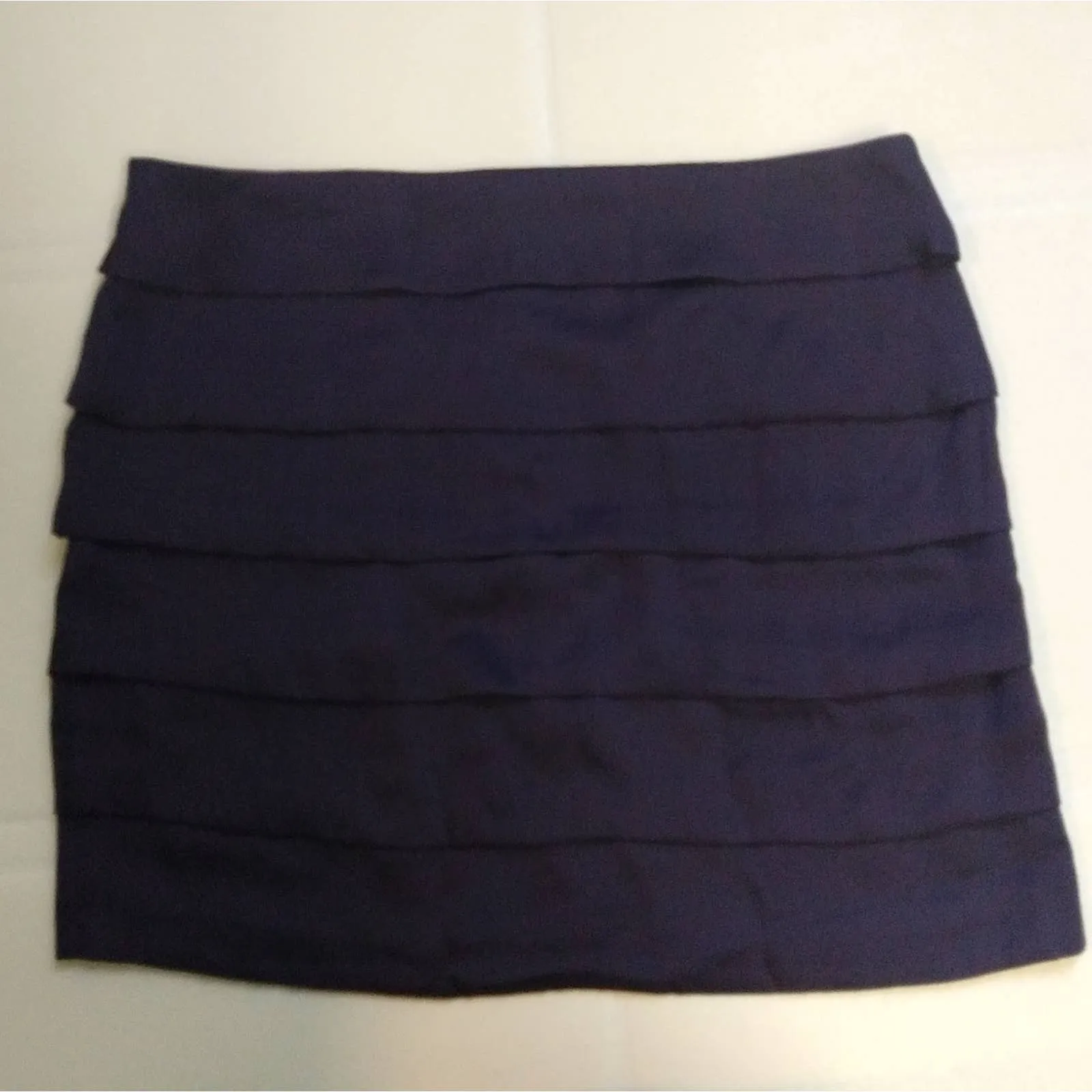 BB Dakota Plum Ruffle Skirt