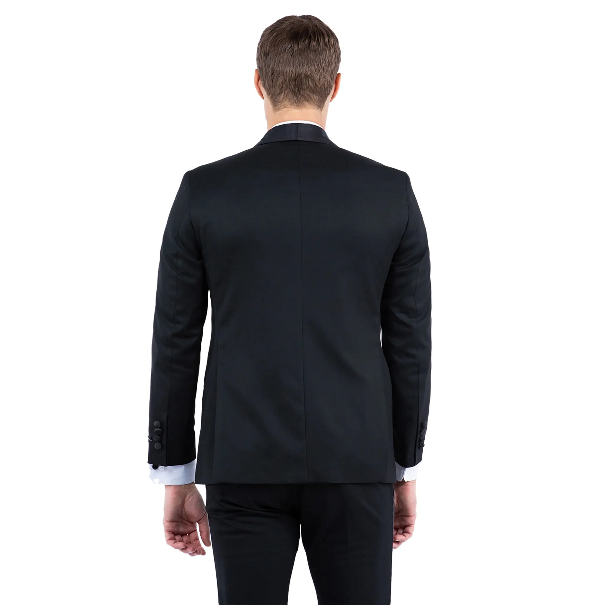 Black Shawl Collar Tuxedo Jacket