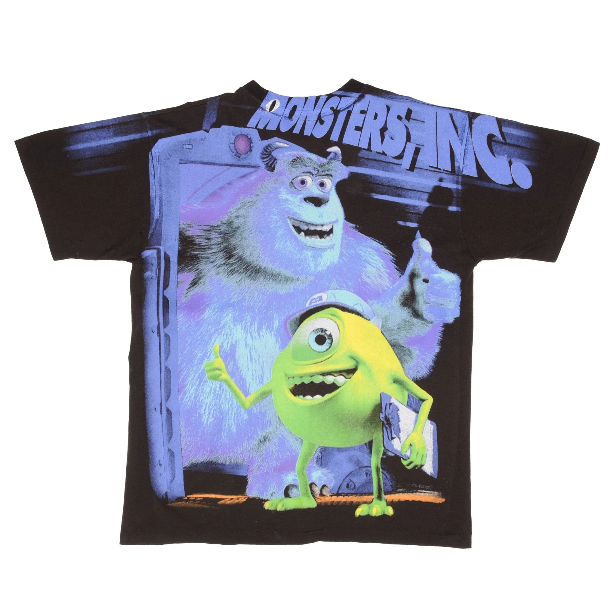 BOOTLEG ALL OVER PRINT MONSTER INC MIKE & SULLY TEE SHIRT SIZE XL