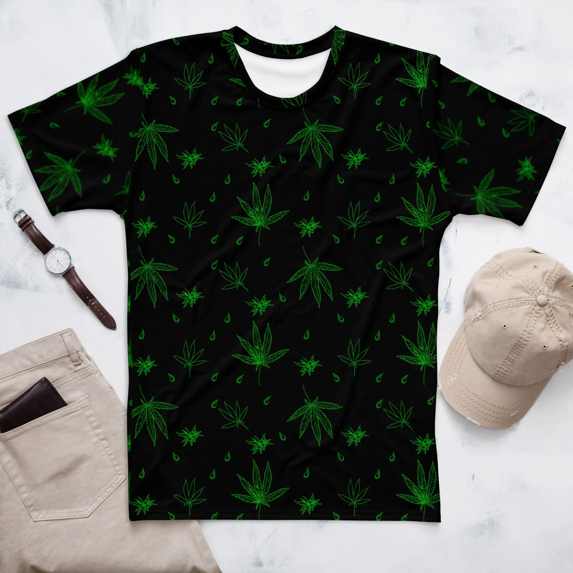 Cannabis Print All Over Print t-shirt