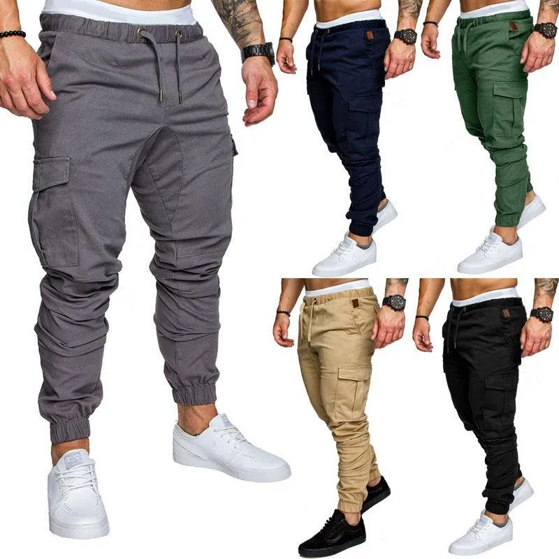 Casual Cotton Pants, leg pants, male