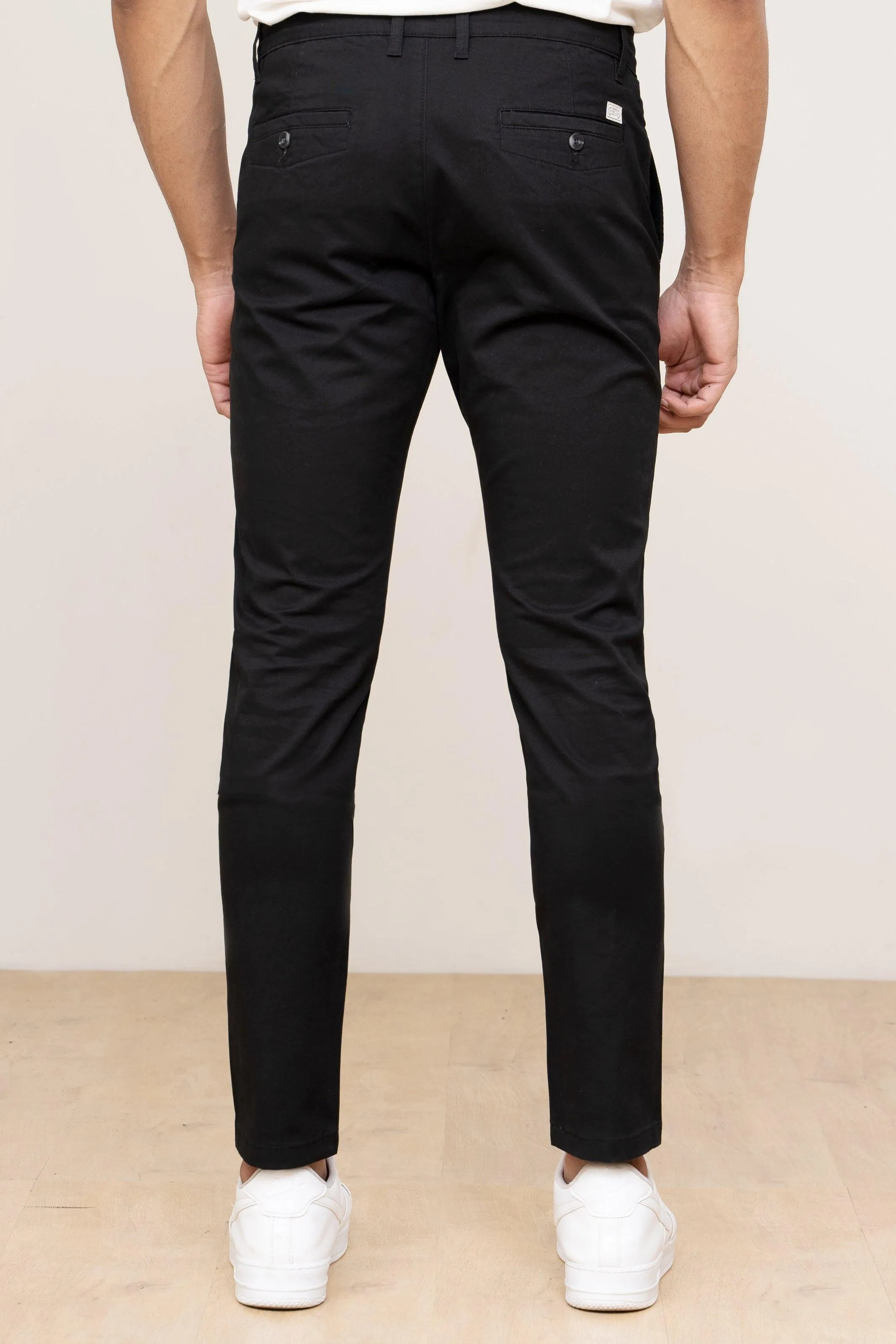 CASUAL PANT CROSS POCKET BLACK