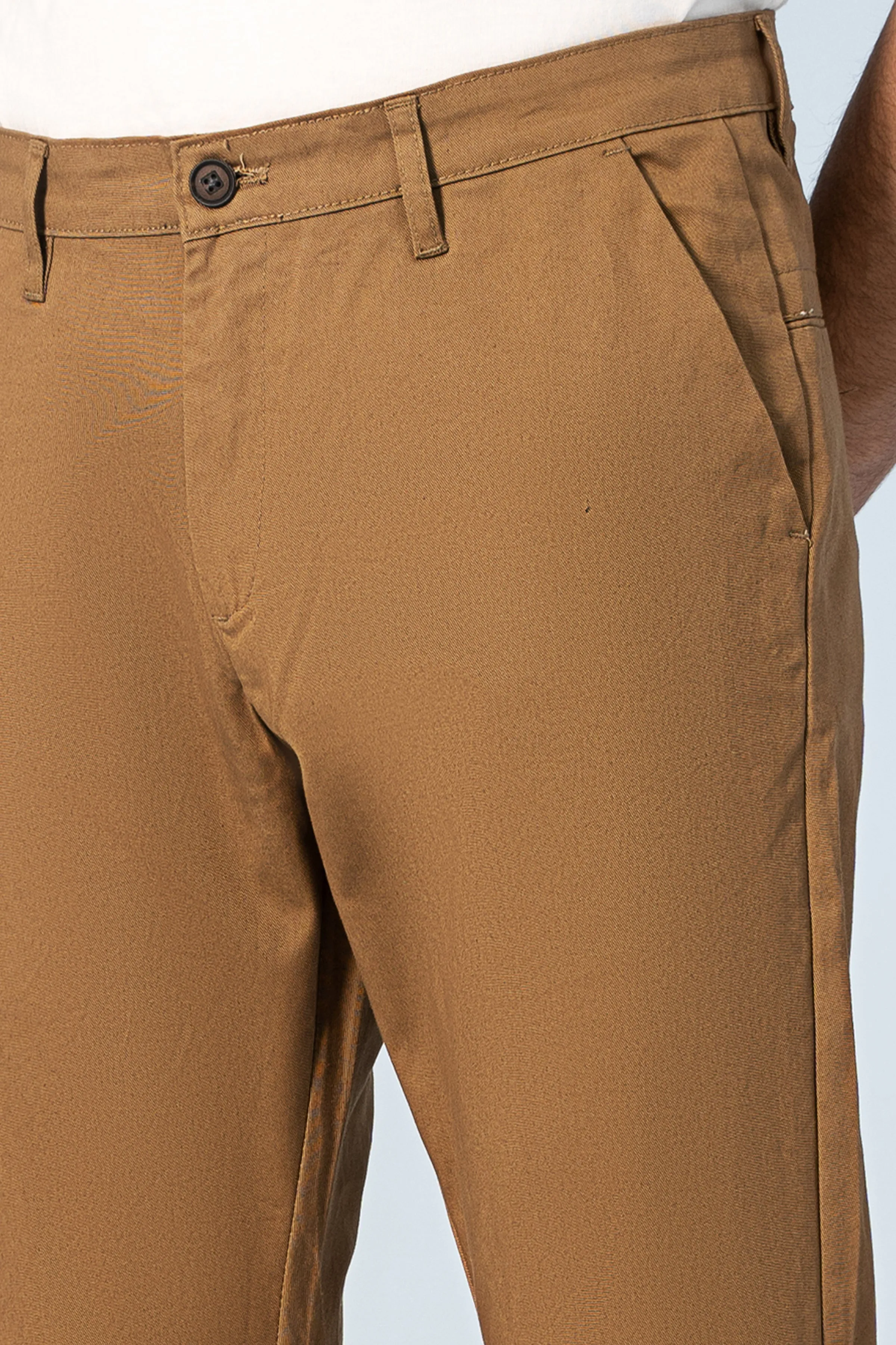 CASUAL PANT CROSS POCKET CAMEL