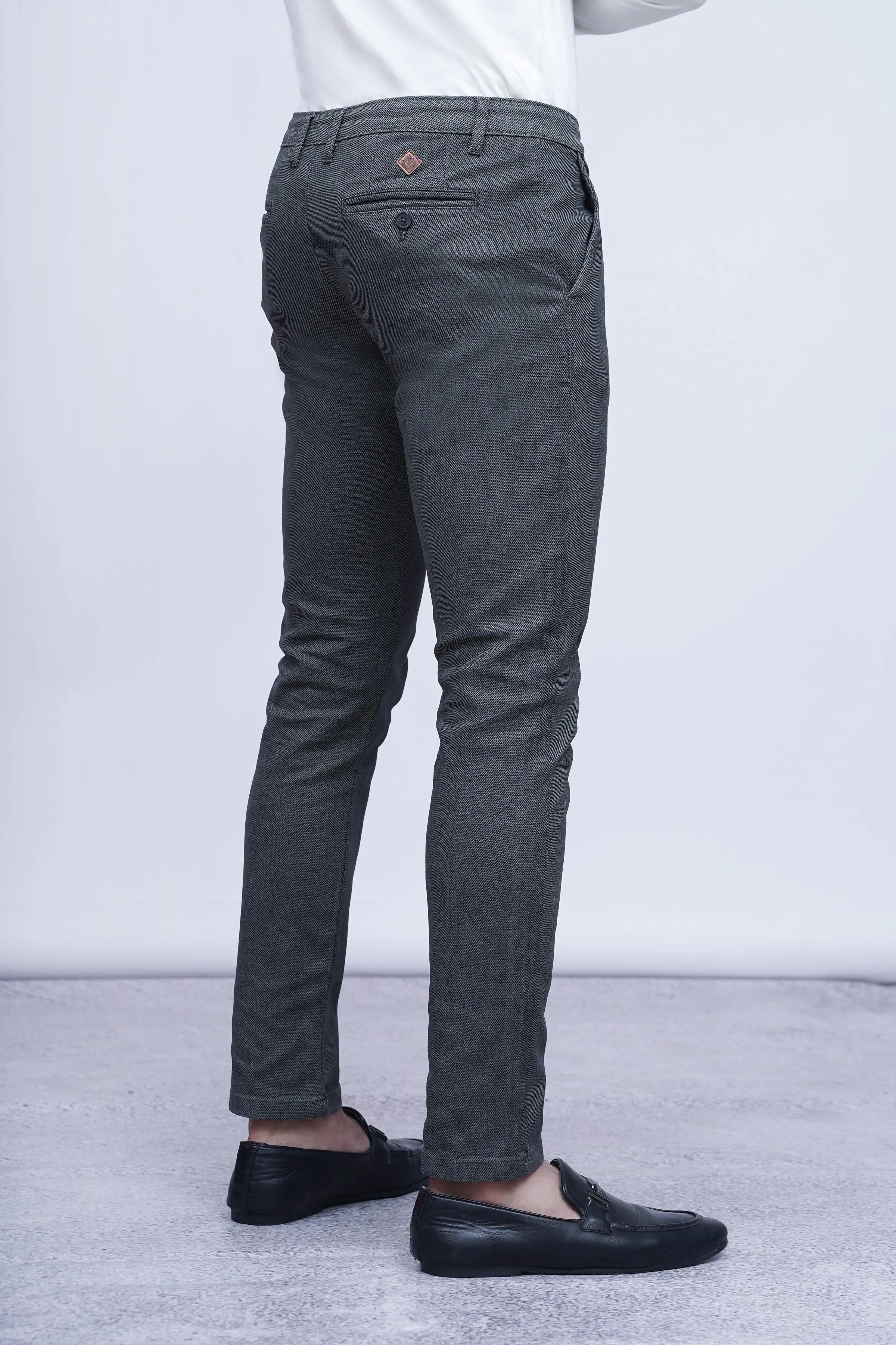 CASUAL PANT CROSS POCKET OLIVE BLACK