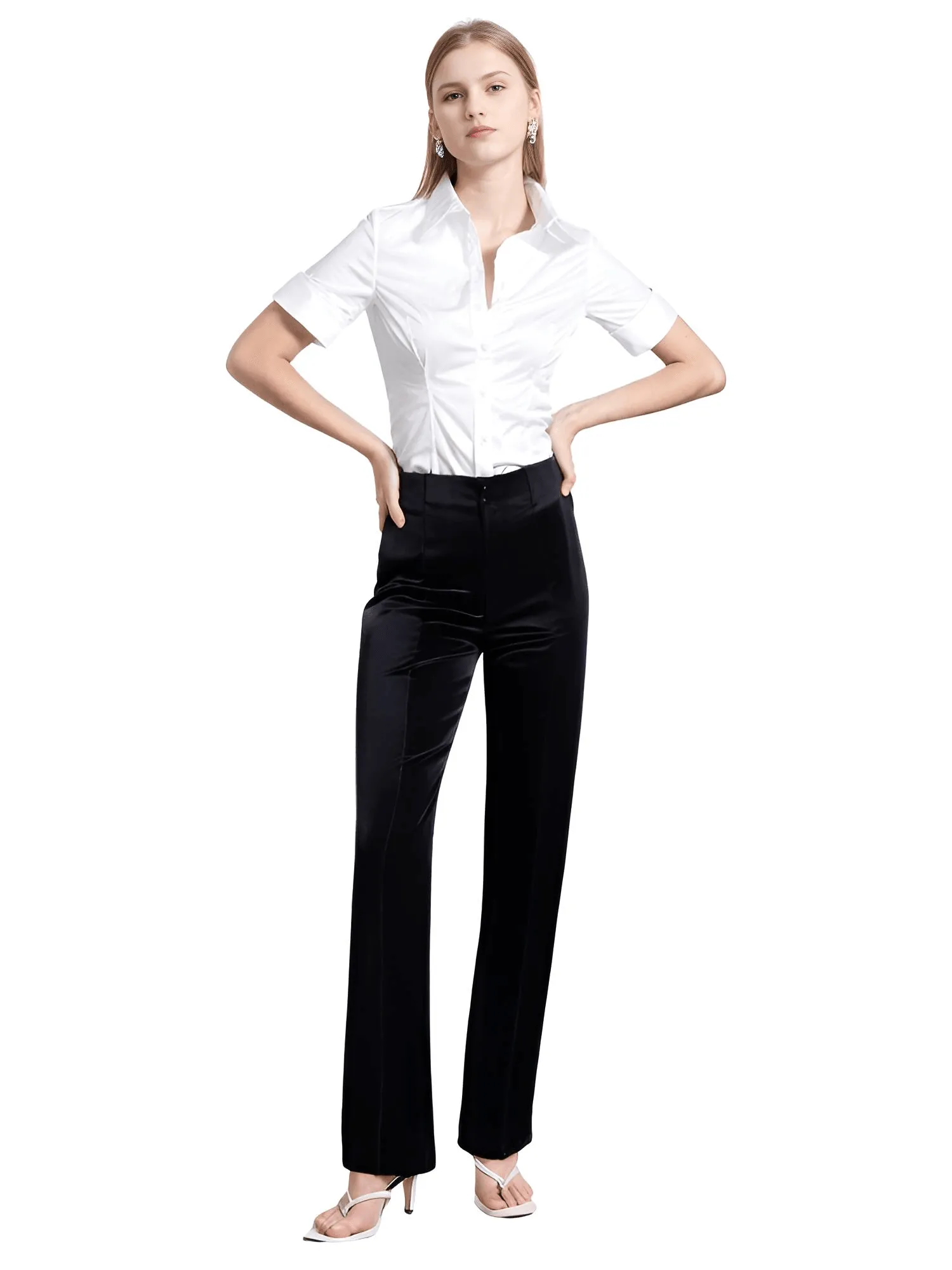 Chic Fashion Office Wear Dressy Pants For Women