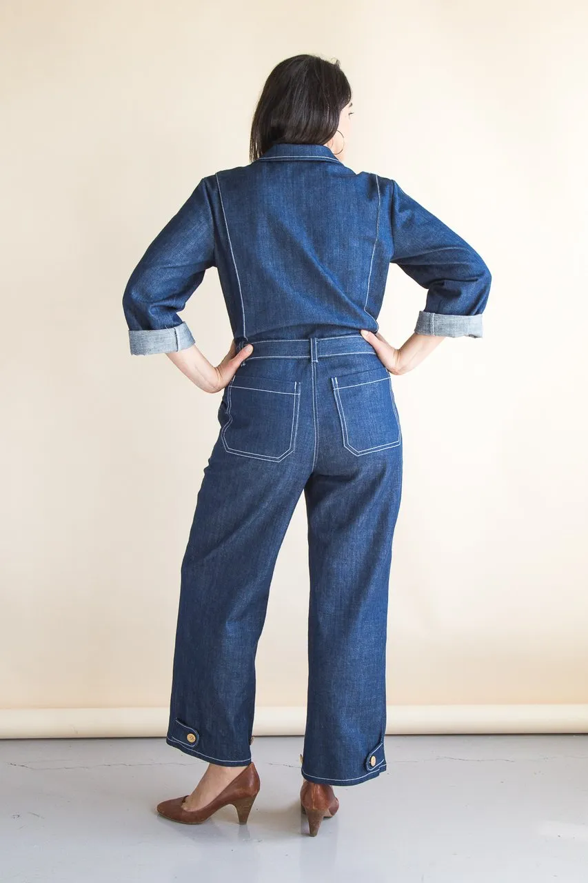 Closet Core - Blanca Flight Suit Sewing Pattern