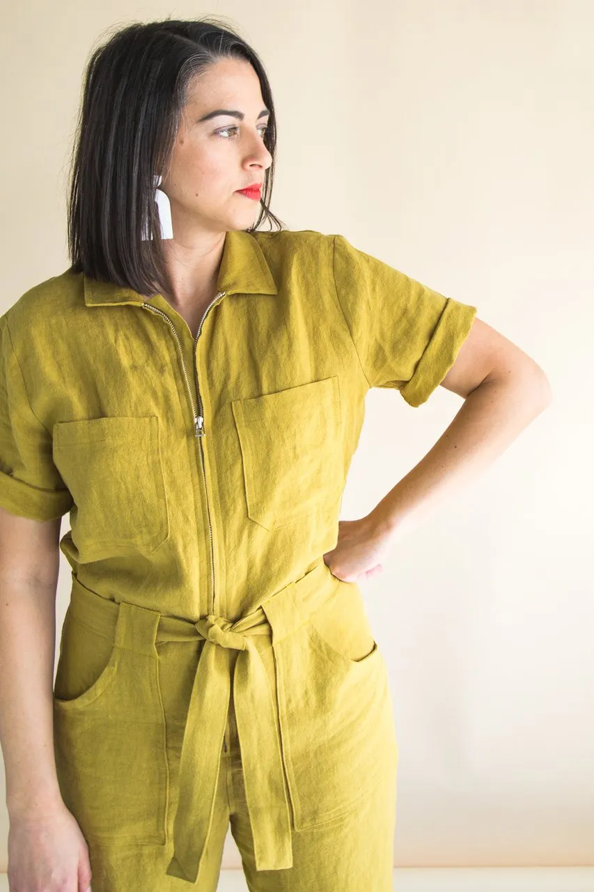 Closet Core - Blanca Flight Suit Sewing Pattern