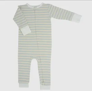 Convertible Romper Stripe Blue