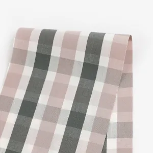 Cotton / Tencel Check - Mauve Mix