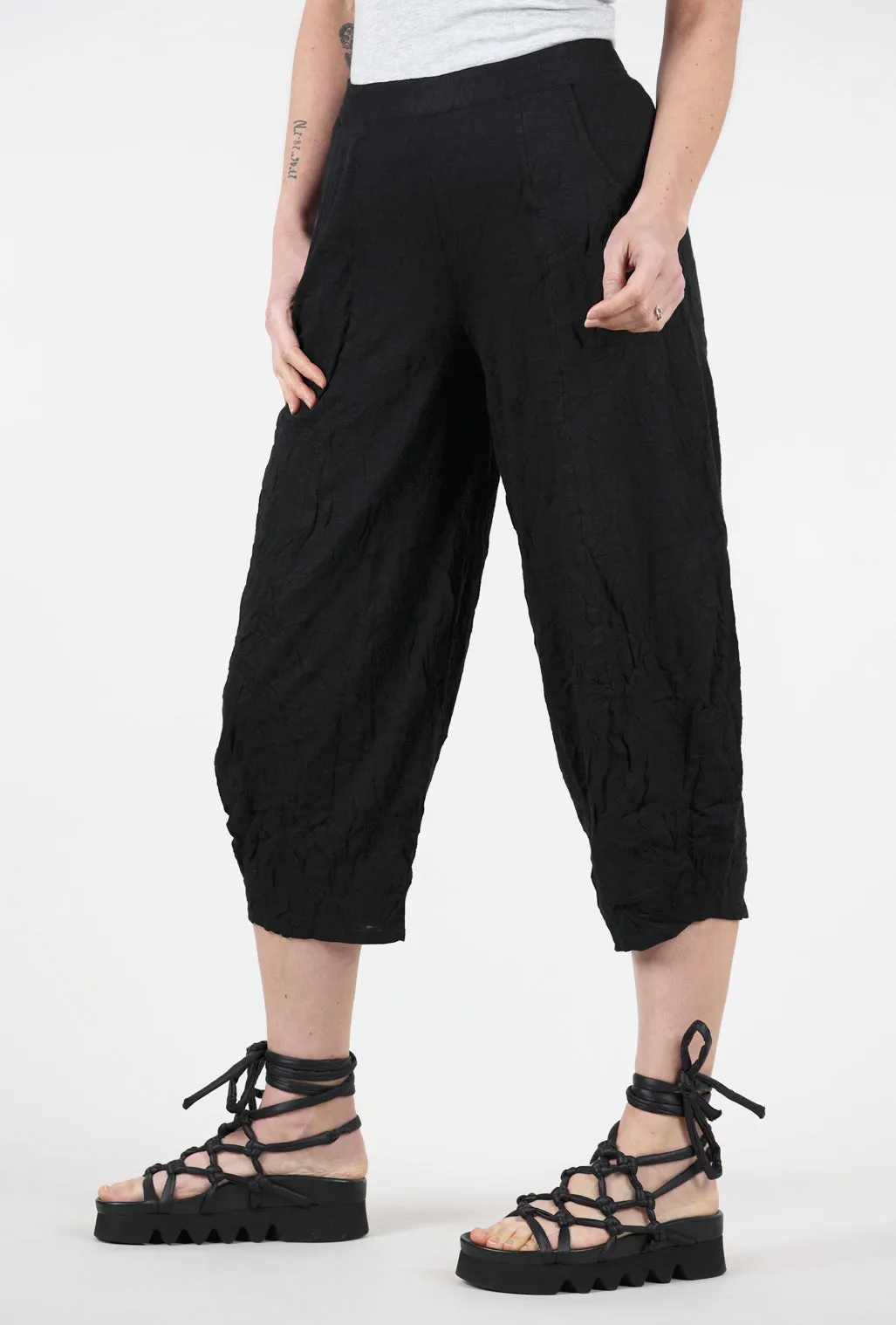 Crinkled Lantern Pant